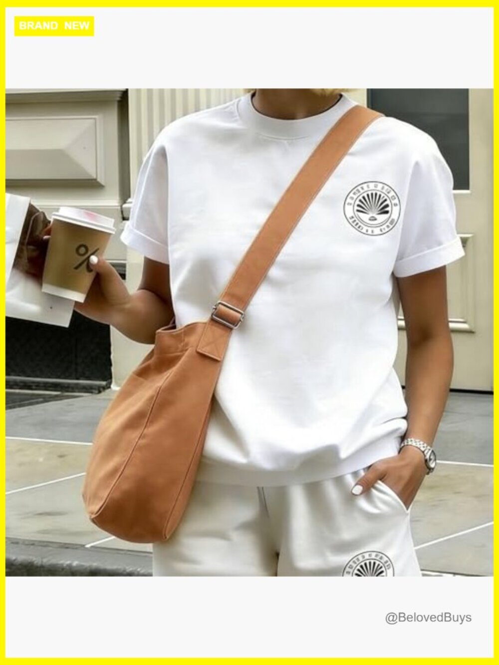 Large Canvas Hobo Crossbody Tote Bag with Zipper Multi-Pocket Design - Picture 2 of 6